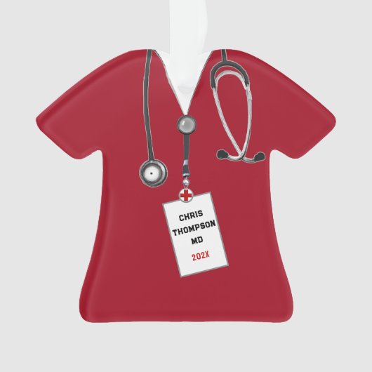 ドクター卒業記念オーナメント2024 オーナメント (正面)