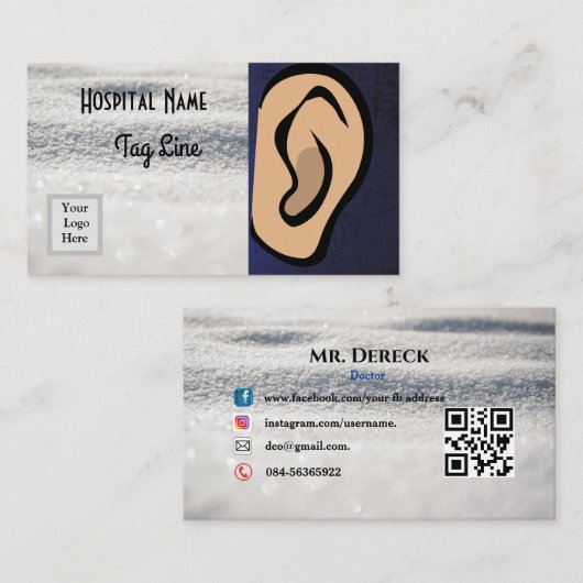 ドクター名刺 名刺 (正面/裏面)