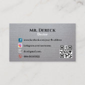 ドクター名刺 名刺 (裏面)