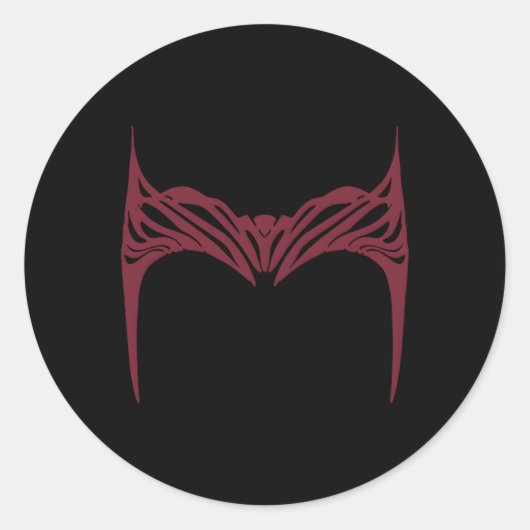 ドクター奇妙な狂気の緋色の魔女 ラウンドシール (正面)