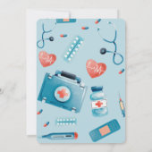 ドクター招待状 子供へ 招待状 (裏面)