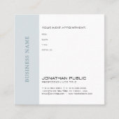 ドクター歯科医セラピストシックアポイントメントリマインダー 予約カード (正面)