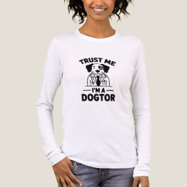 ドクター犬です!信じてください トライブレンドTシャツ