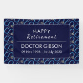 ドクター聴診器の退職パーティー 横断幕 (横)