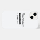 ドクター見習い中 面白い医学生ローディングバー Case-Mate iPhoneケース (裏面 (横))