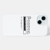 ドクター見習い 医学生ユーモア ローディングバー Case-Mate iPhoneケース (裏面 (横))