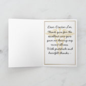 ドクター親愛サンキューカード サンキューカード (内部)
