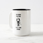 ドクター退職したフルタイムパーソナライズされたハイカー2-T ツートーンマグカップ (正面左)