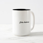 ドクター退職したフルタイムパーソナライズされたハイカー2-T ツートーンマグカップ (正面右)