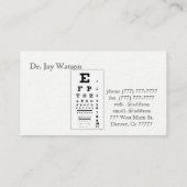 ドクター·オフィ気にス·アイ·デステニー·デスティニーズ 名刺 (裏面)