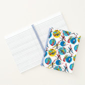 ドクター・シュス |キャラクターと鉛筆のパターン ノートブック (内部)