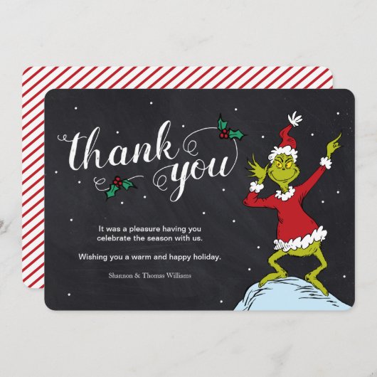 ドクター・シュス |グリンチメリーマスありがとう  (正面/裏面)