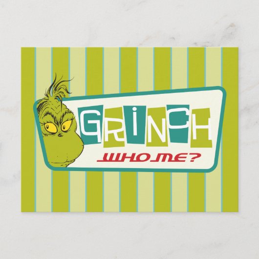 ドクター・シュス |グリンチ – 誰? ポストカード (正面)