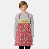 ドクター・シュス |ザグリンチ |クラシック・イン・ザ・ハ エプロン (着用した状態)