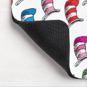 ドクター・シュス |帽子のパターの猫カラフル マウスパッド (コーナー)