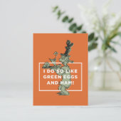 ドクター・シュス |私は緑の卵とハムが好きです ポストカード (スタンド正面)