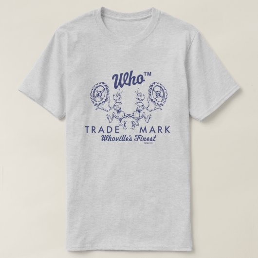ドクター・シュス | Who-villeのロゴ素晴らし Tシャツ (デザイン正面)