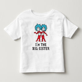 ドクター・スースのモンスター1と2 | 双子 | お姉ちゃん トドラーTシャツ