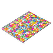 ドクター・スースのABC カラフル ブロックレター パターン ノートブック (左側)