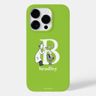 ドクター・スースのABC: 文字B - 白 名前入れ Case-Mate iPhone 14 PROケース