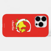 ドクター・スースのABC: 文字C - 白 | 名前入り Case-Mate iPhoneケース (裏面 (横))