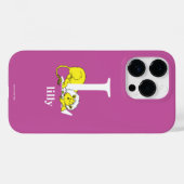 ドクター・スースのABC: 文字L - 白 | 名前入れ Case-Mate iPhoneケース (裏面 (横))