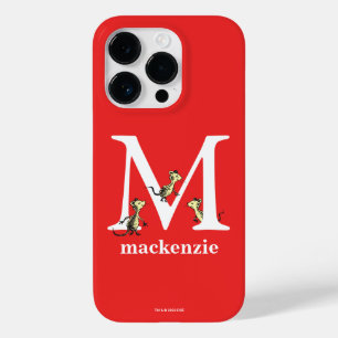 ドクター・スースのABC: 文字M - 白 名前入り Case-Mate iPhone 14 PROケース
