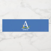 ドクター・スースのABC: Aの文字 - 白 | 名前を入れる ペットボトルラベル (シングルラベル)
