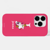 ドクター・スースのABC: Jの文字 - 白 | 名前を入れる Case-Mate iPhoneケース (裏面 (横))