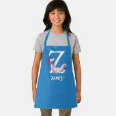 ドクター・スースのABC: Zの文字 - 白 | 名前入れ エプロン (インサイチュ)