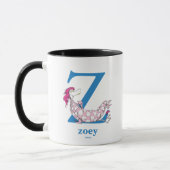 ドクター・スースのABC: Zの文字 - 青 | 名前を入力 マグカップ (左)