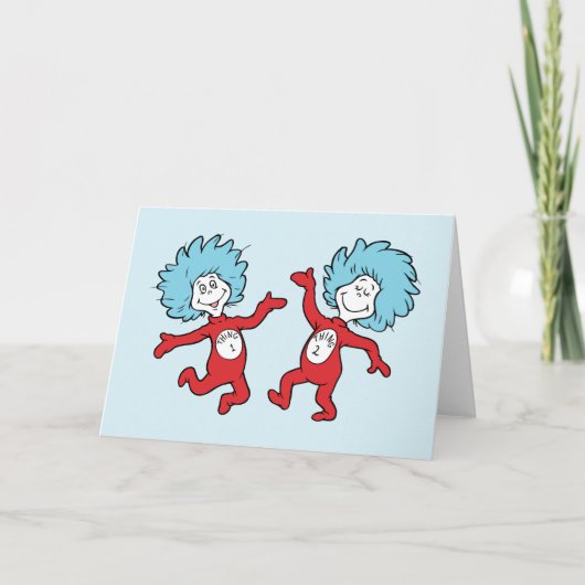 ドクター・スースのThing 1とThing 2キャラクター カード (正面)