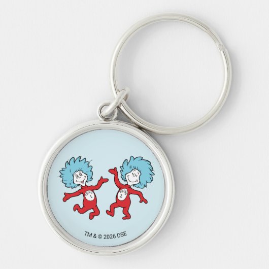 ドクター・スースのThing 1とThing 2キャラクター キーホルダー (正面)