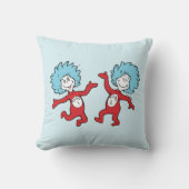 ドクター・スースのThing 1とThing 2キャラクター クッション (正面)