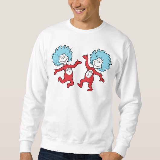 ドクター・スースのThing 1とThing 2キャラクター スウェットシャツ (正面)