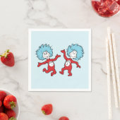 ドクター・スースのThing 1とThing 2キャラクター スタンダードカクテルナプキン (インサイチュ)