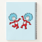 ドクター・スースのThing 1とThing 2キャラクター ノートブック (裏面)