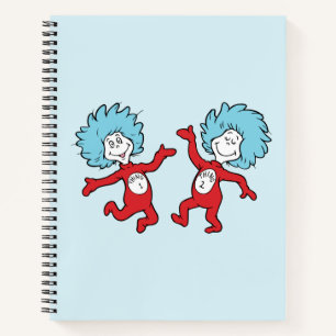 ドクター・スースのThing 1とThing 2キャラクター ノートブック