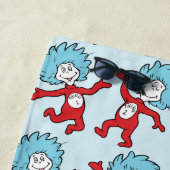 ドクター・スースのThing 1とThing 2キャラクター ビーチタオル (インサイチュ)