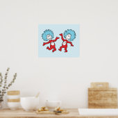 ドクター・スースのThing 1とThing 2キャラクター ポスター (キッチン)