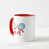 ドクター・スースのThing 1とThing 2キャラクター マグカップ (正面左)