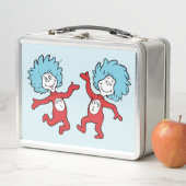 ドクター・スースのThing 1とThing 2キャラクター メタルランチボックス (インサイチュ)