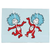 ドクター・スースのThing 1とThing 2キャラクター ラージペーパーバッグ (裏面)