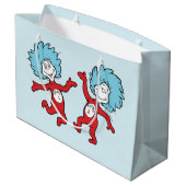 ドクター・スースのThing 1とThing 2キャラクター ラージペーパーバッグ (裏面アングル)