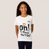 ドクター・スース | あの場所へ行ってみよう！ レトロ Tシャツ (正面フル)