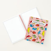 ドクター・スース | おさかなの模様の絵を描く ノートブック (内部)
