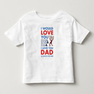 ドクター・スース|お父さん大好きだよ! トドラーTシャツ