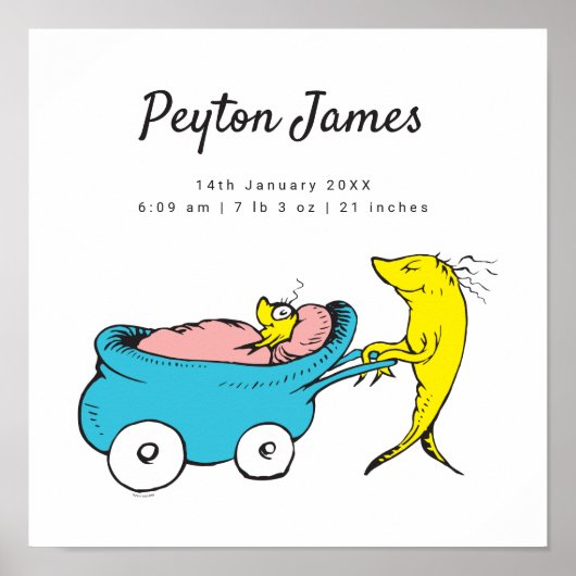 ドクター・スース | お魚さん 誕生情報 ポスター (正面)