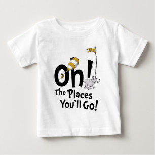 ドクター・スース どこへ行くのかな レトロ ベビーTシャツ