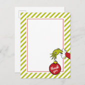 ドクター・スース | オー・ボーイ・グリンチ ベイビーシャワー サンクス ポストカード (正面/裏面)